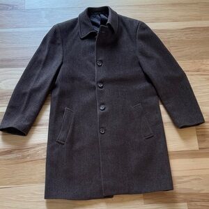 Lauren Ralph Lauren Dark Brown Trench Coat, size L